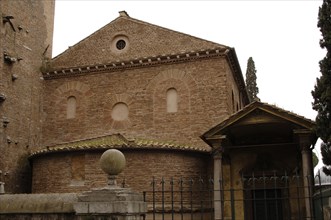 Church of Saint Agnes Outside the Walls. Exterior.