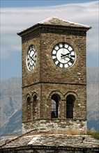 Gjirokaster Castle. Clock tower.
