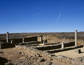 Numancia. Ancient Celtiberian settlement. Famous in the Celtiberian Wars. Roman ruins. Near Soria. Spain.