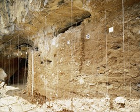 Archaeological Site of Atapuerca. Trinchera del Ferrocarril. Castile and Leon. Spain.