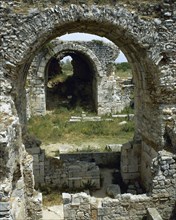 Turkey.  Miletus. Ruins of Faustina Baths. Roman period. 2nd century.