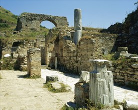 Ruins of brothel (lupanare).