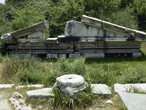 Ruins of the Temple of Seraphis. Pediment.