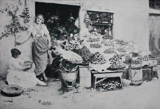 Fruit seller in Venice