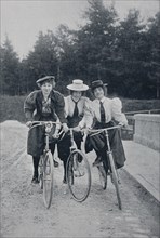 Three women on the bike