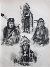 Indigenous peoples of the Americas  /  verschiedene Indianer aus Nordamerika