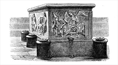 sarcophagus of the german pope Clement II.