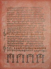 page of Codex argenteus at Upsala