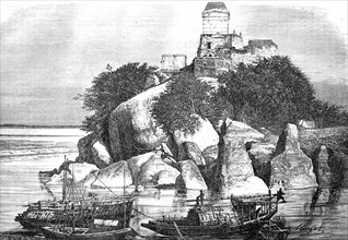 Island Ile sacre de Devinath in the Ganges
