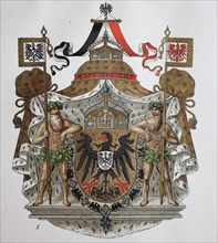 emperor's coat of arms and crown of german emperors  /  Kaiserwappen und Krone der deutschen Kaiser