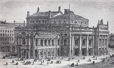 the Hofburg theater at Vienna