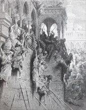 The massacre at the Siege of Antioch took place during the First Crusade in 1097 and 1098  /  Das Massaker an der Belagerung von Antiochia fand während des Ersten Kreuzzugs in den Jahren 1097 und 1098...