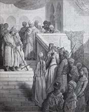 the women caught during the 1st crusade at Jerusalem. Die gefangenen Frauen des ersten Kreuzzug in Jerusalem