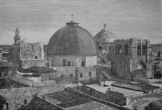 Church of the Holy Sepulchre at Jerusalem  /  Die Kirche des heiligen Grabes oder Grabeskirche in Jerusalem