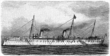 The emperor yacht Hohenzollern