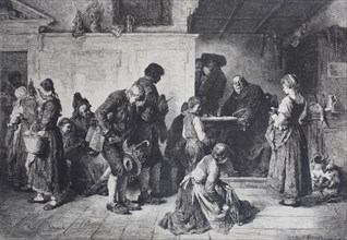 Discharge of the confession with a priest
