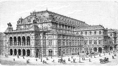 the opera house at Vienna
