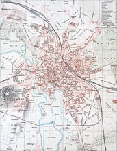 a historical map of Hannover