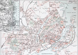 a map of the historical Copenhagen