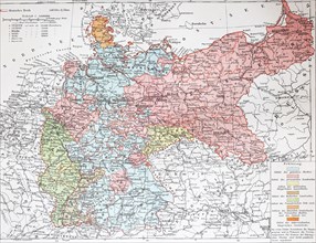 the legal areas in the german empire 1885