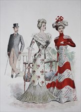 Fashion of Ladies and Gentlemen at Paris in the year 1899