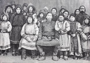a group of Nanai people