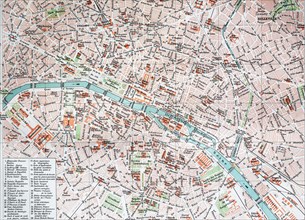 street map of Paris