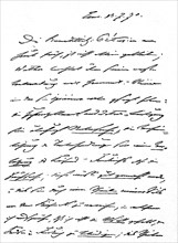 Letter from King Wilhelm to Queen Augusta from Ems