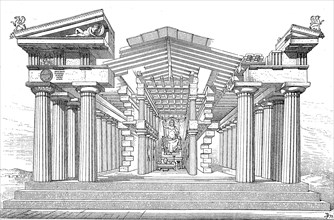 Construction of a Greek temple: the Zeus temple at Olympia