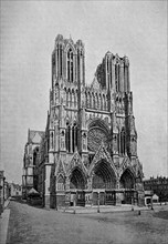 Notre-Dame de Reims cathedral in the northern French city of Reims is one of the most architecturally important Gothic churches in France