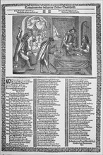 Mocking sheet on the falsification of coins at the time of the Thirty Years' War  /  Spottblatt auf die Münzverfälschung zur Zeit des Dreisigjährigen Krieges