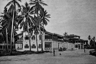 The German government building in Dar-es-Salam