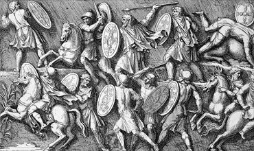Battle between Romans and Marcomanni
