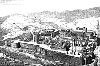 General view of the palace of Persepolis