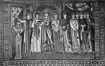 Empress Theodora with entourage