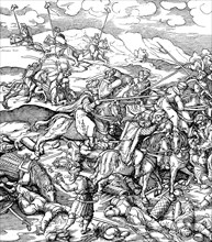 Fight against the Turks around 1413  /  Kampf gegen die Türken um 1413