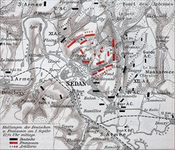 Plan of the Battle of Sedan