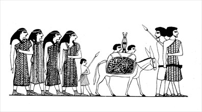 Immigration of Semitic families to Egypt