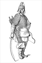 Russian war clothes at the end of the 15th century