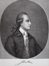 Johann Wolfgang Goethe aged 30