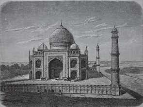 Tomb Mosque Taj Mahal in Agra