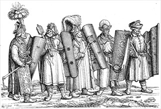 Hungarian costumes in the 16th century