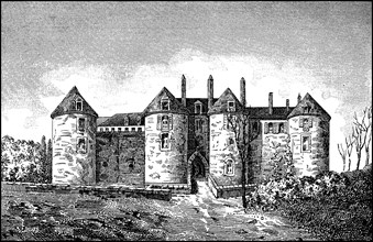 Castle of Peronne in 15th century