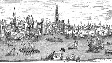Panorama of Antwerp