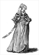 Women's costume from Basel in the early 16th century