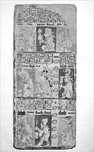 a page from a Maya manuscript