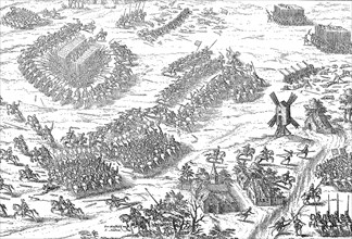 The Battle of Dreux was fought on 19 December 1562 between Catholics and Huguenots  /  Die Schlacht bei Dreux