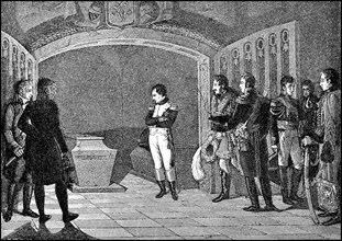 Napoleon at the tomb of Frederick the Great