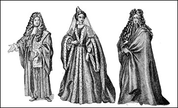 Costume from Italy in the 17th century