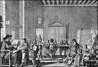 a boys' school in the second half of the 17th century